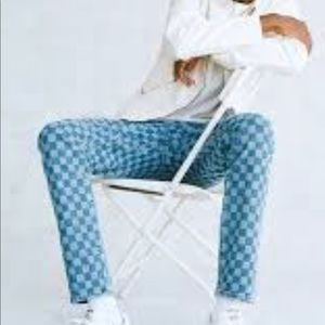 Pacsun Eco Slim Checkered Comfort Jeans, looks fire as Womens!!!